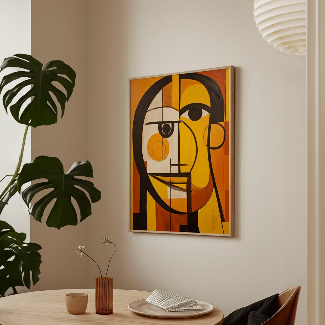 Abstract Double-Face Portrait by Pablo Picasso - Style My Wall