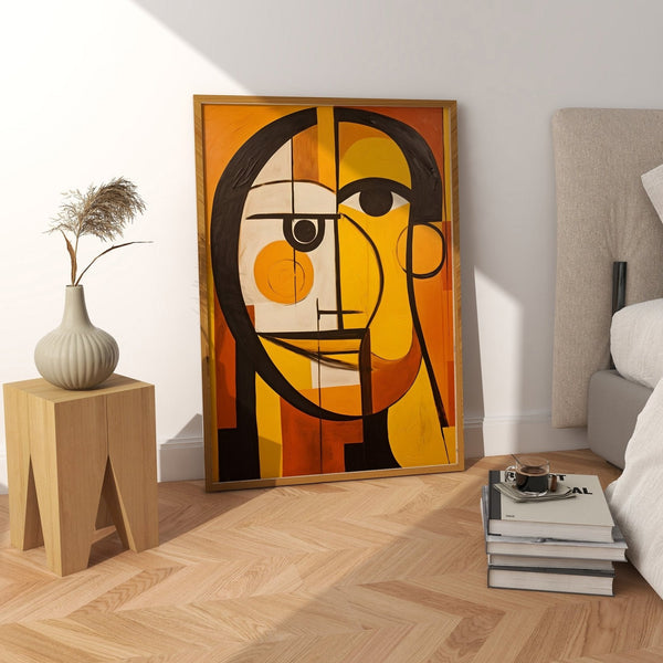 Abstract Double-Face Portrait