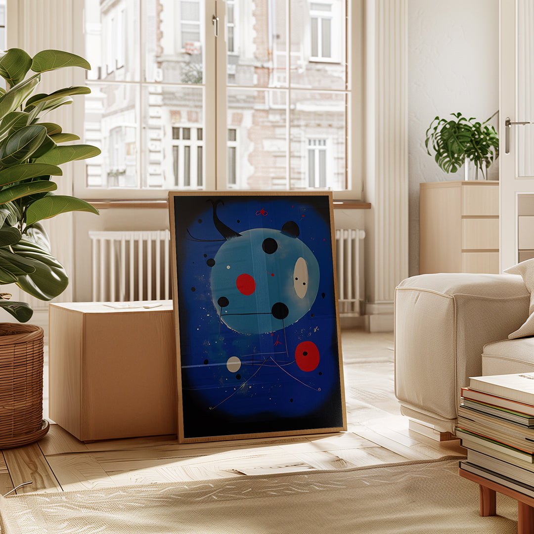 Abstract Figures Lithograph Wall Art By Joan Miro - Style My Wall