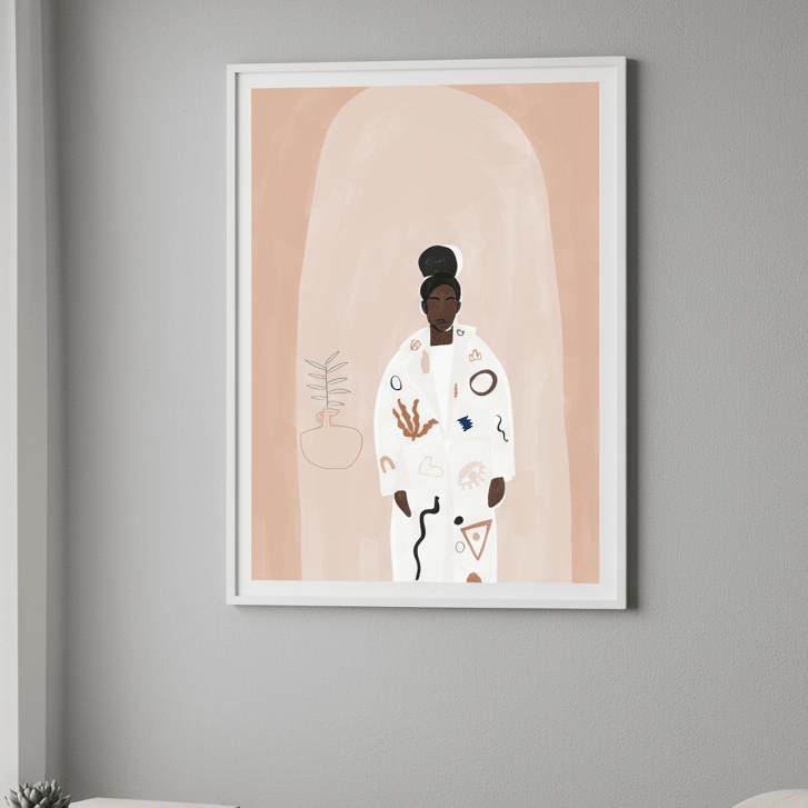Abstract Jacket by Ivy Green Illustrations wall - art - picture - poster