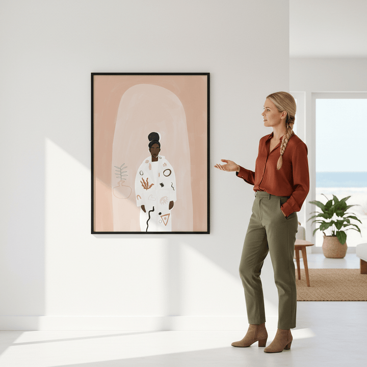 Abstract Jacket by Ivy Green Illustrations wall - art - picture - poster