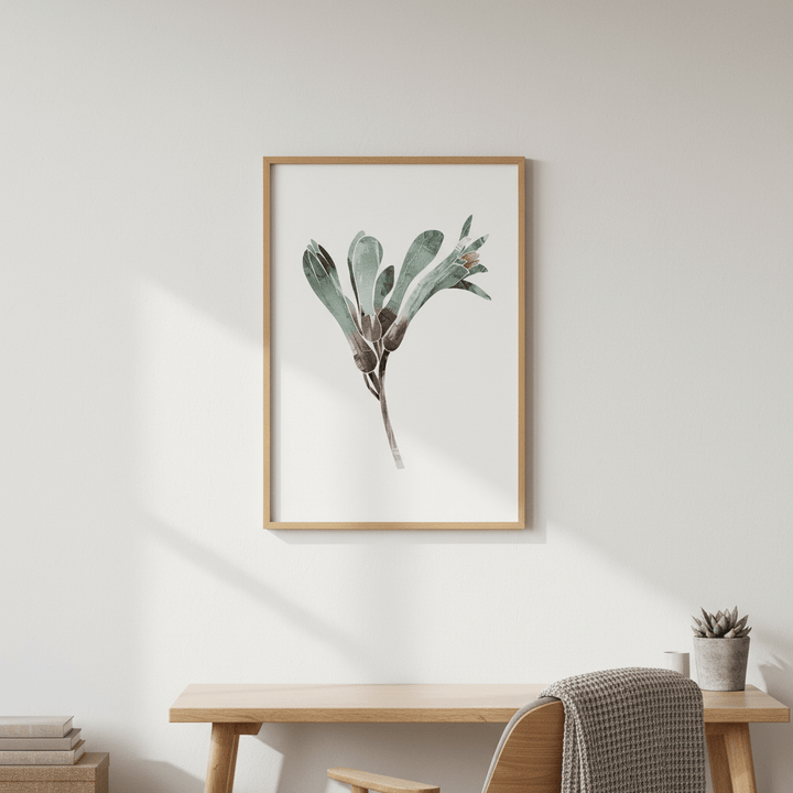 Abstract Kangaroo Paw by Deer Muskeeter wall - art - picture - poster
