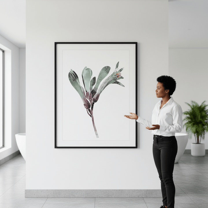 Abstract Kangaroo Paw by Deer Muskeeter wall - art - picture - poster