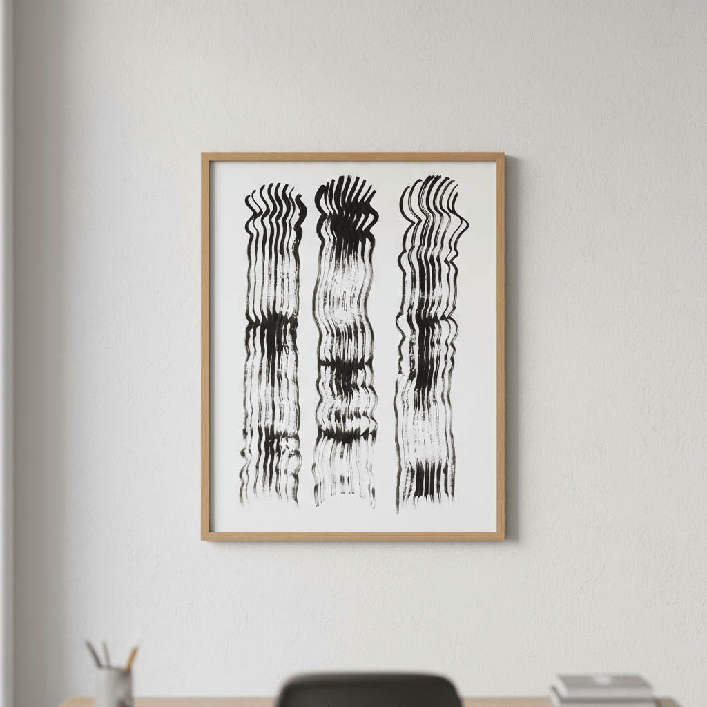 Abstract Lines by Lucrecia Caporale wall - art - picture - poster