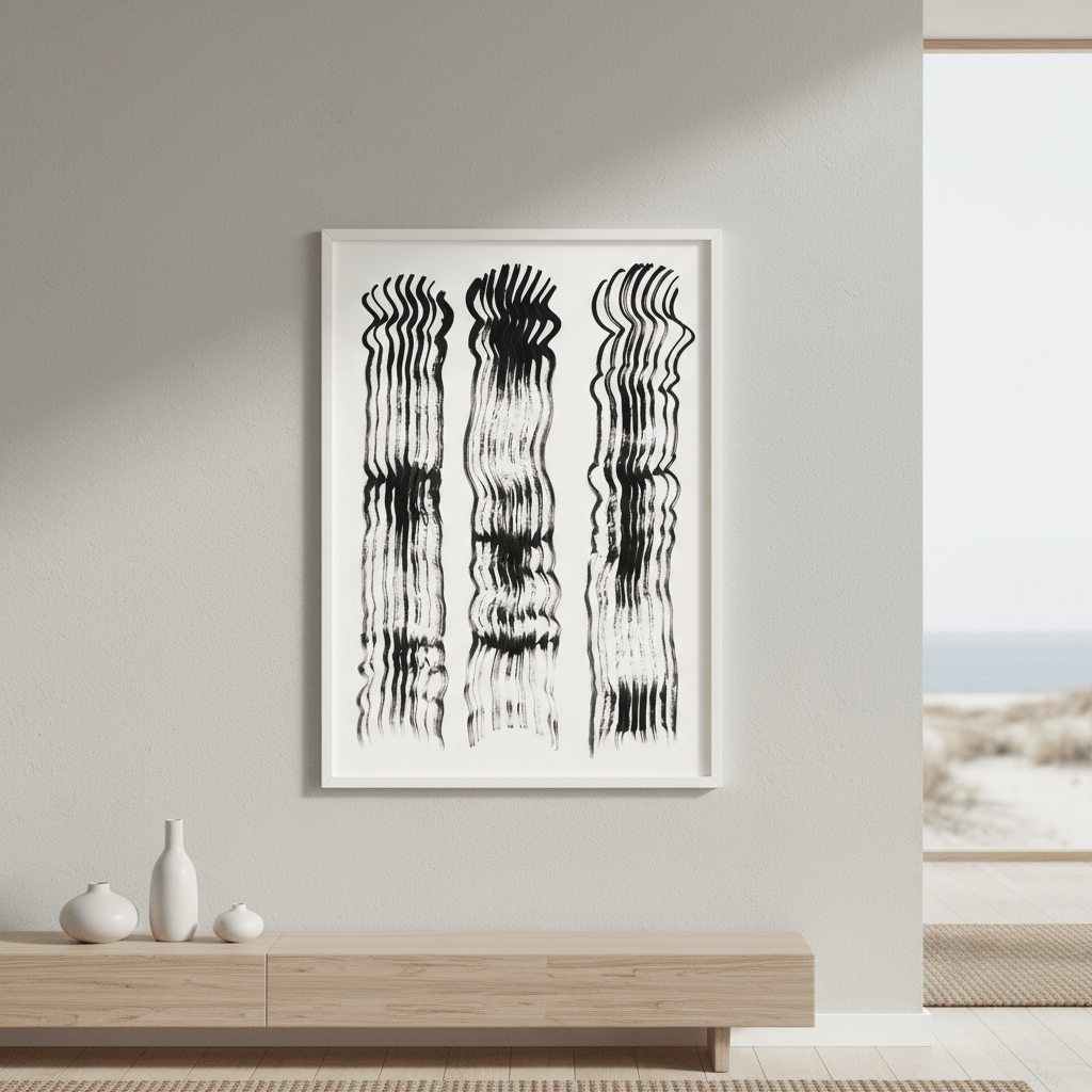 Abstract Lines by Lucrecia Caporale wall - art - picture - poster