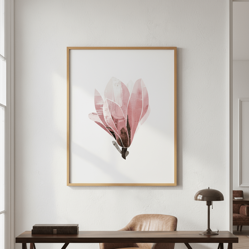 Abstract Magnolia by Deer Muskeeter wall - art - picture - poster