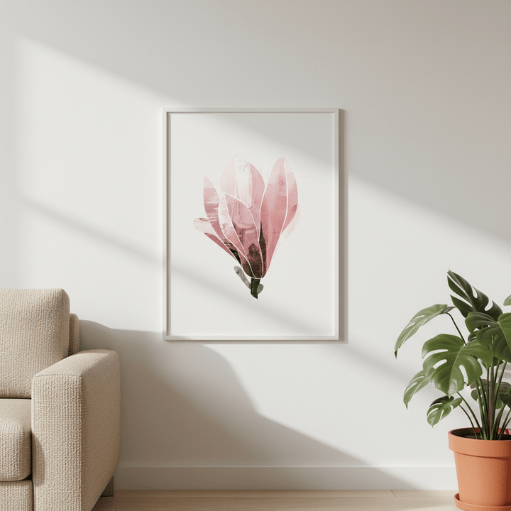 Abstract Magnolia by Deer Muskeeter wall - art - picture - poster