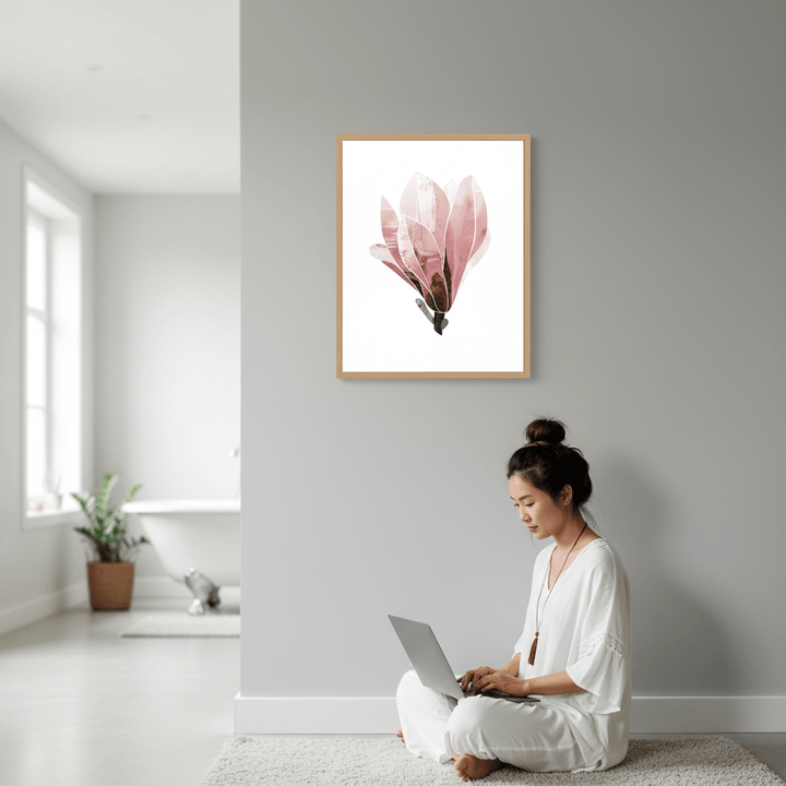 Abstract Magnolia by Deer Muskeeter wall - art - picture - poster