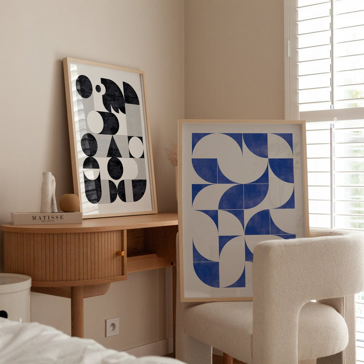 Abstract Maze Pair by Maison Bootsy - Style My Wall