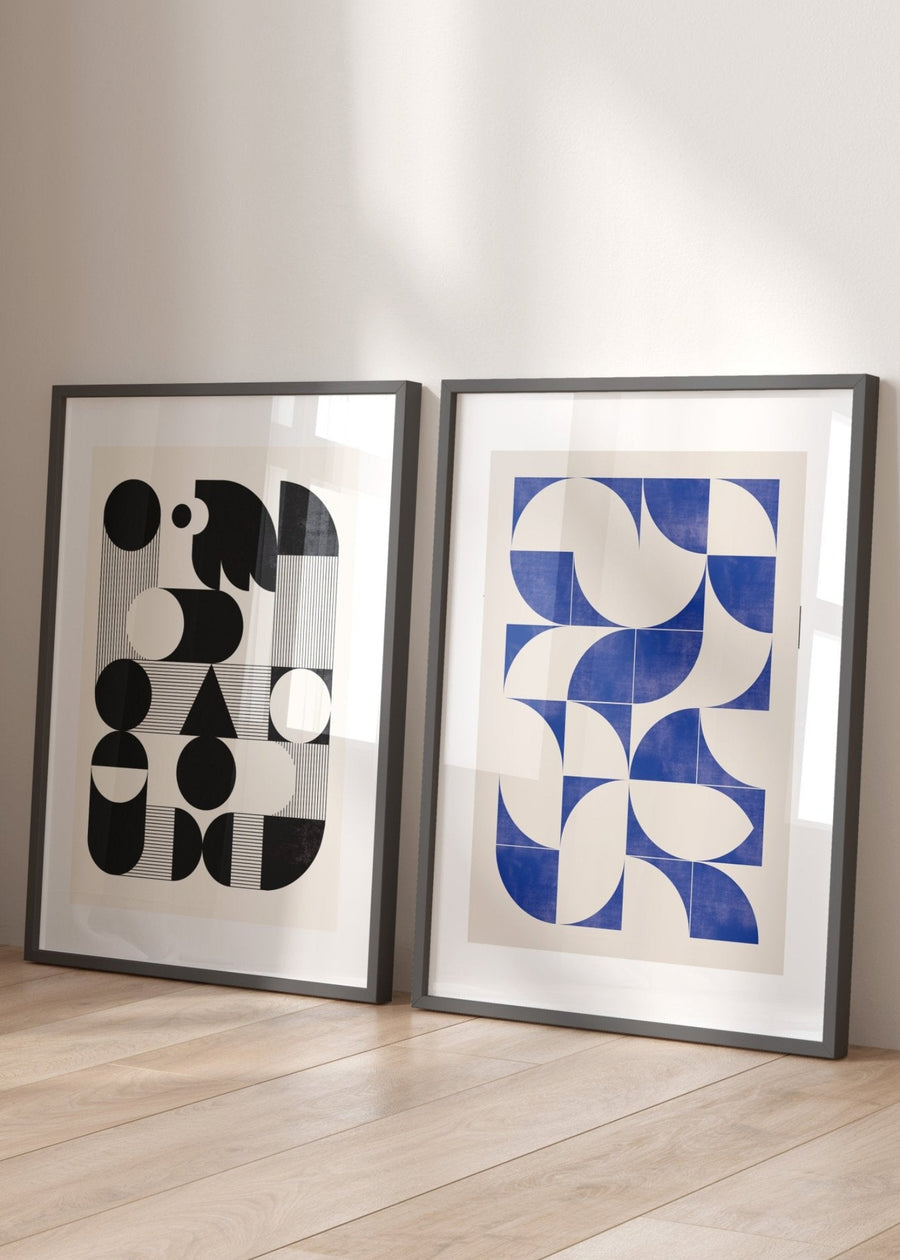 Abstract Maze Pair by Maison Bootsy