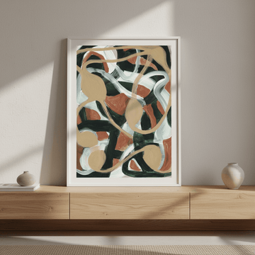 Abstract Plant by Berit Mongensen Lopez wall - art - picture - poster