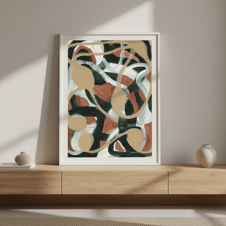 Abstract Plant by Berit Mongensen Lopez wall - art - picture - poster
