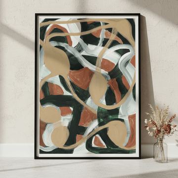 Abstract Plant by Berit Mongensen Lopez wall - art - picture - poster