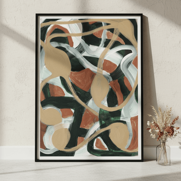 Abstract Plant by Berit Mongensen Lopez | Art & Canvas Print