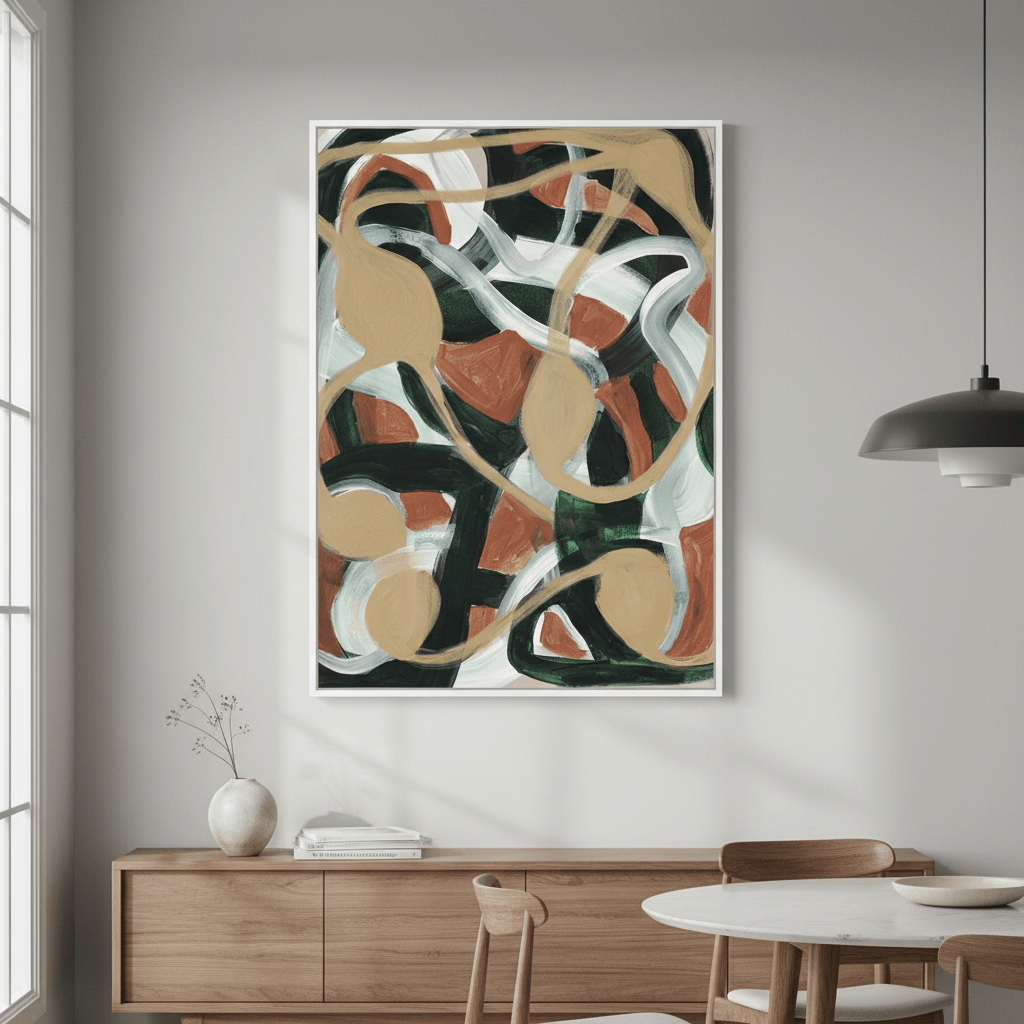 Abstract Plant by Berit Mongensen Lopez wall - art - picture - poster