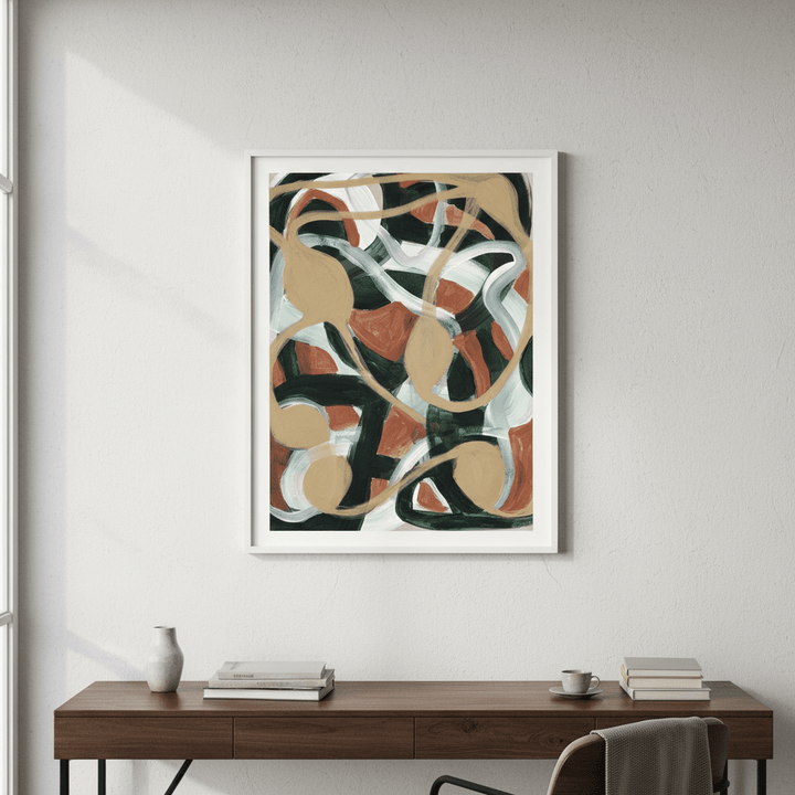 Abstract Plant by Berit Mongensen Lopez wall - art - picture - poster