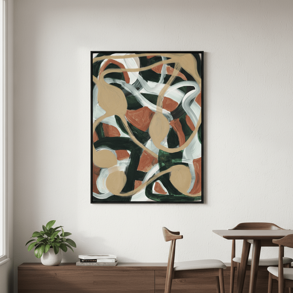 Abstract Plant by Berit Mongensen Lopez wall - art - picture - poster