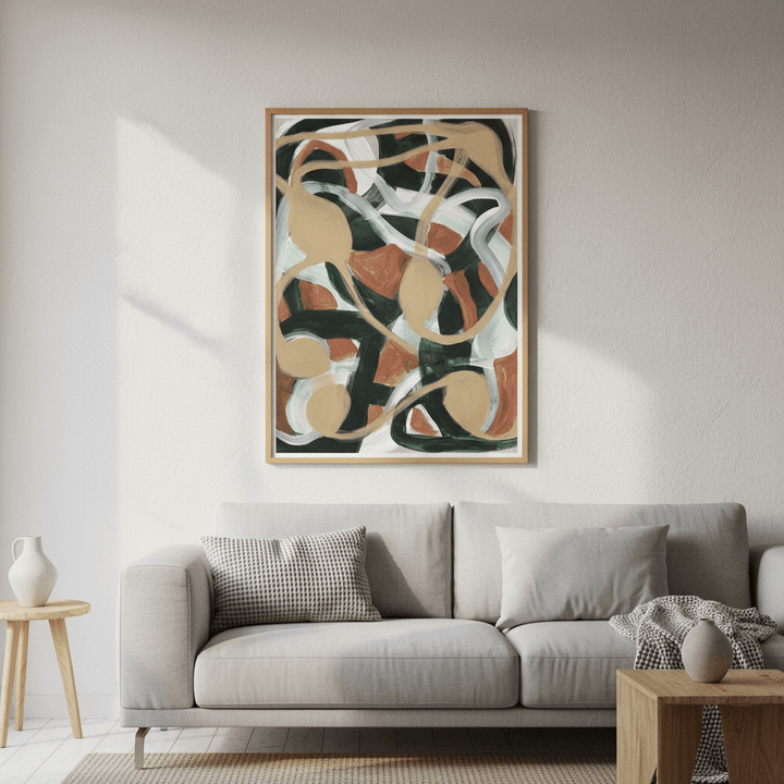 Abstract Plant by Berit Mongensen Lopez wall - art - picture - poster
