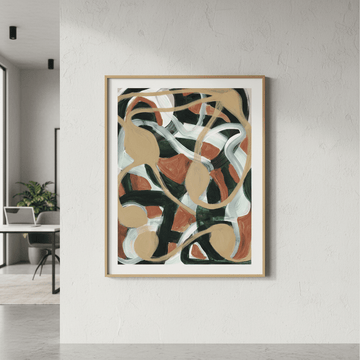Abstract Plant by Berit Mongensen Lopez wall - art - picture - poster
