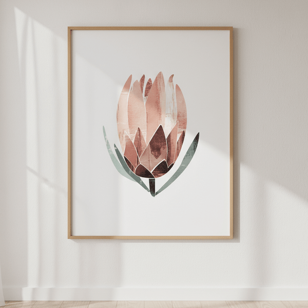 Abstract Protea by Dear Muskeeter | Art & Canvas Print