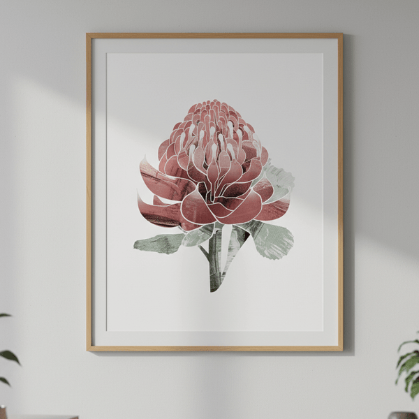 Abstract Waratah by Dear Muskeeter