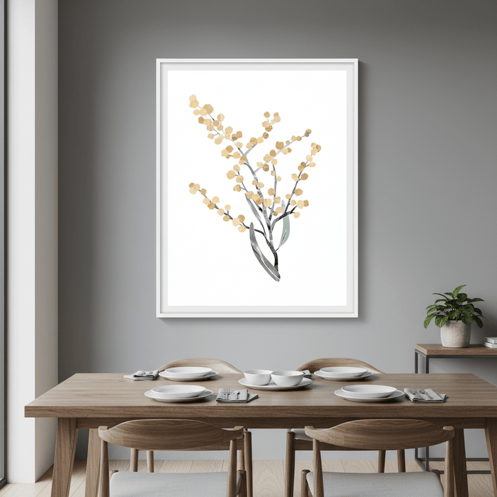 Abstract Wattle by Deer Muskeeter wall - art - picture - poster