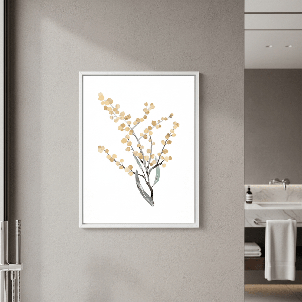 Abstract Wattle by Deer Muskeeter wall - art - picture - poster