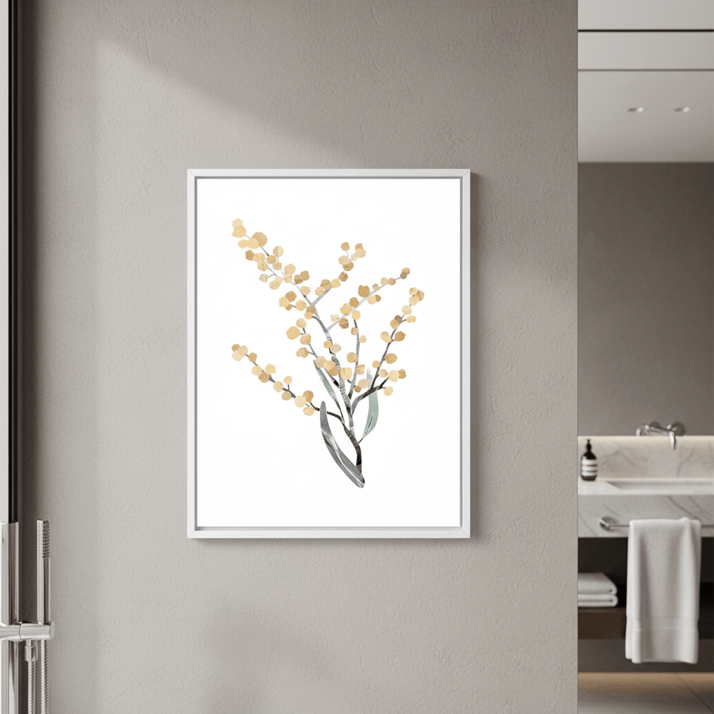 Abstract Wattle by Deer Muskeeter wall - art - picture - poster