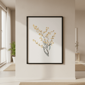 Abstract Wattle by Deer Muskeeter wall - art - picture - poster