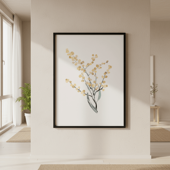 Abstract Wattle by Deer Muskeeter wall - art - picture - poster