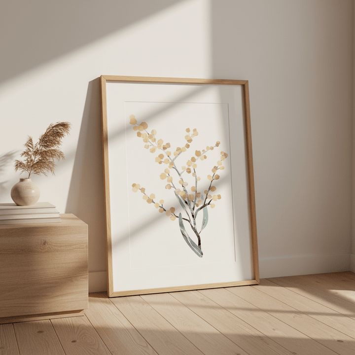 Abstract Wattle by Deer Muskeeter wall - art - picture - poster