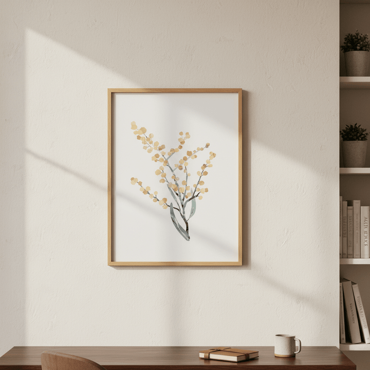 Abstract Wattle by Deer Muskeeter wall - art - picture - poster