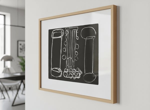 Abstract Woodwind Line Study By DONUT Studios