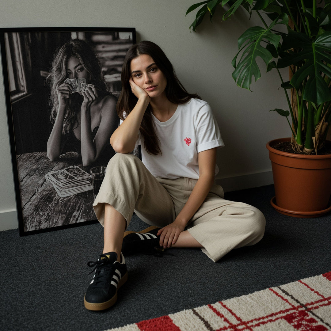 Ace of Her Sleeve by Julian Van Bausch wall - art - picture - poster