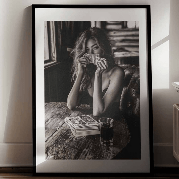 Ace of Her Sleeve by Julian Van Bausch wall - art - picture - poster