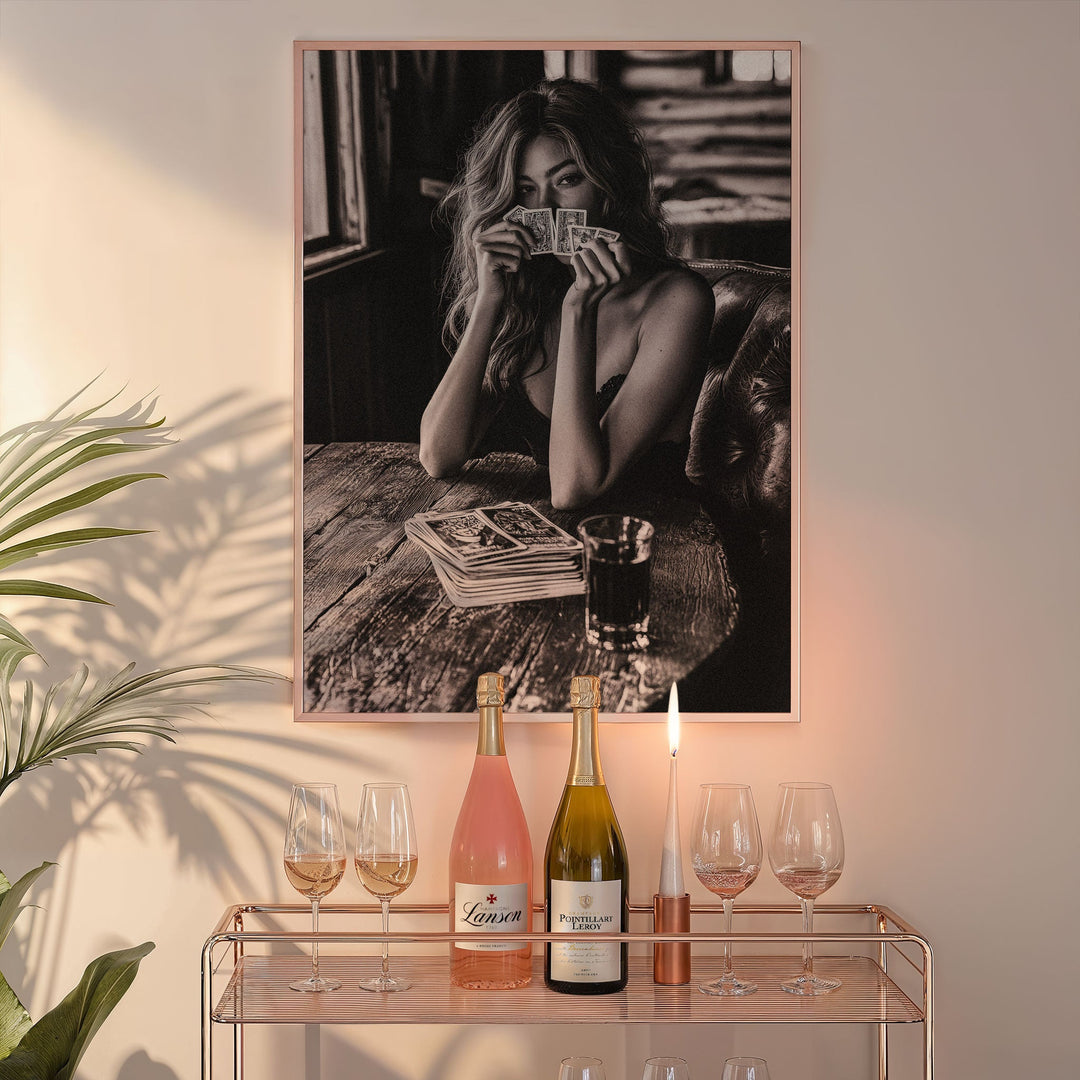 Ace of Her Sleeve by Julian Van Bausch wall - art - picture - poster