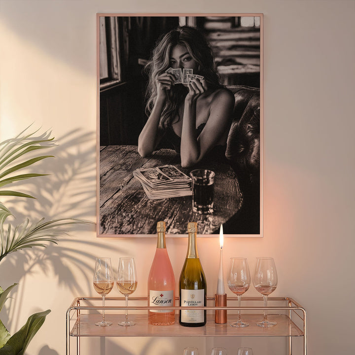 Ace of Her Sleeve by Julian Van Bausch wall - art - picture - poster