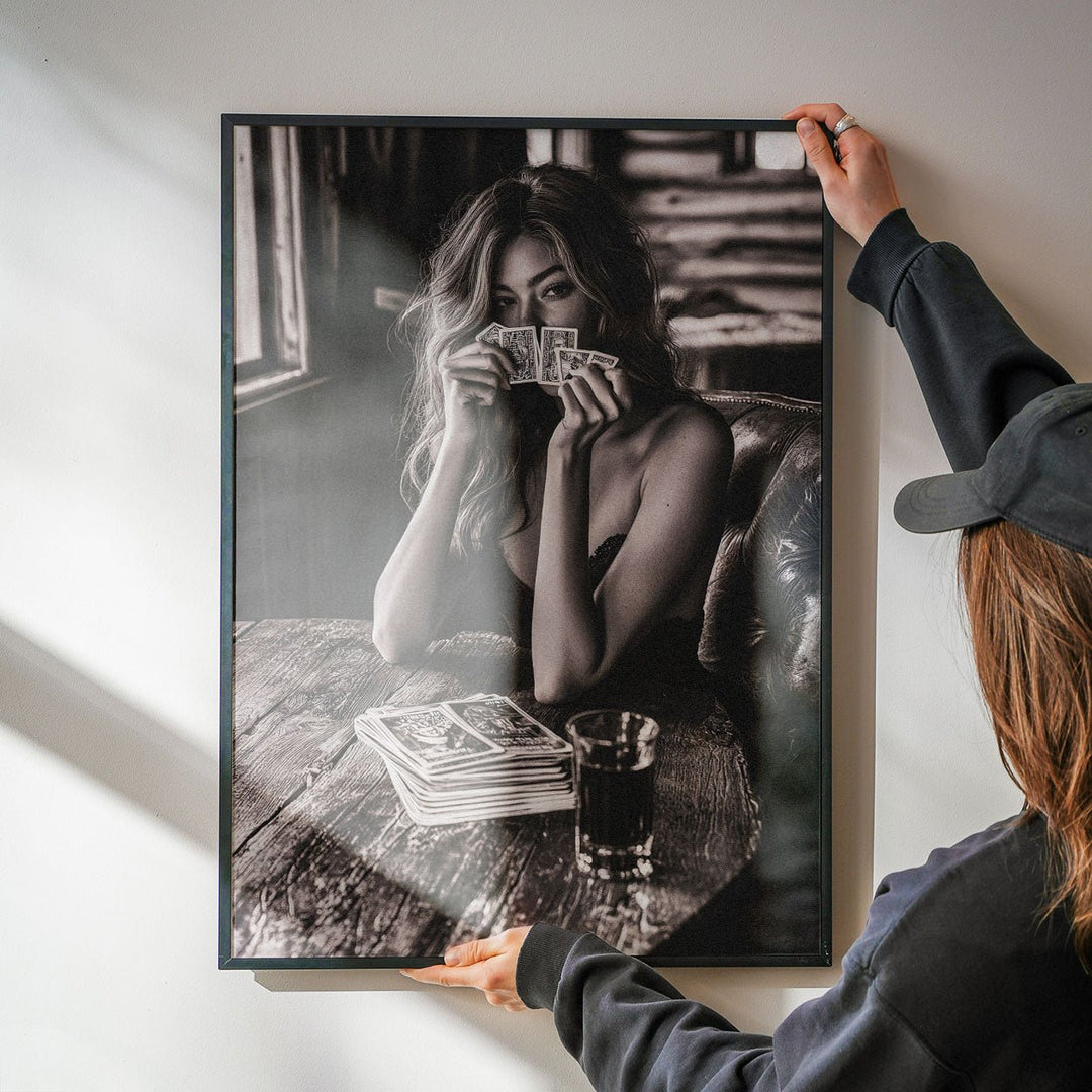 Ace of Her Sleeve by Julian Van Bausch wall - art - picture - poster