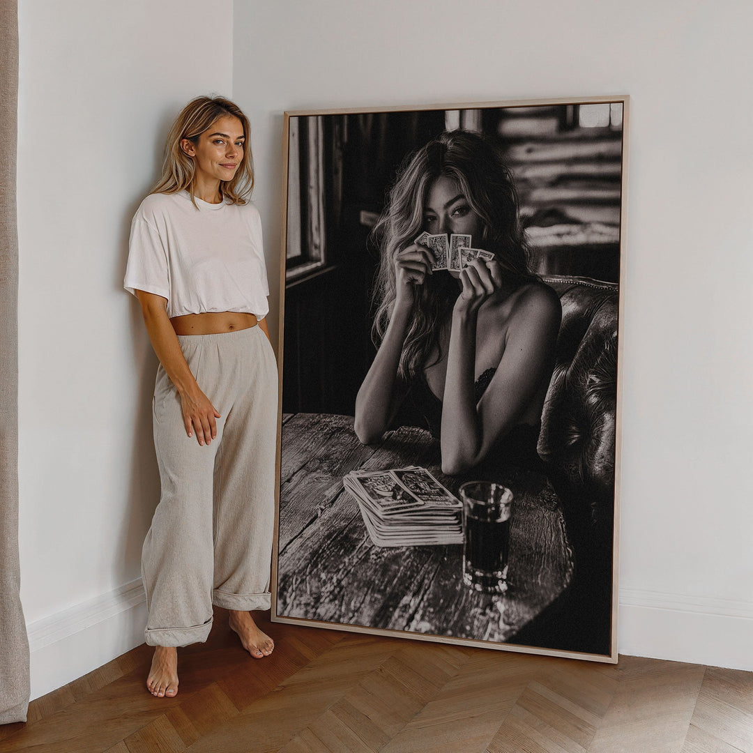 Ace of Her Sleeve by Julian Van Bausch wall - art - picture - poster