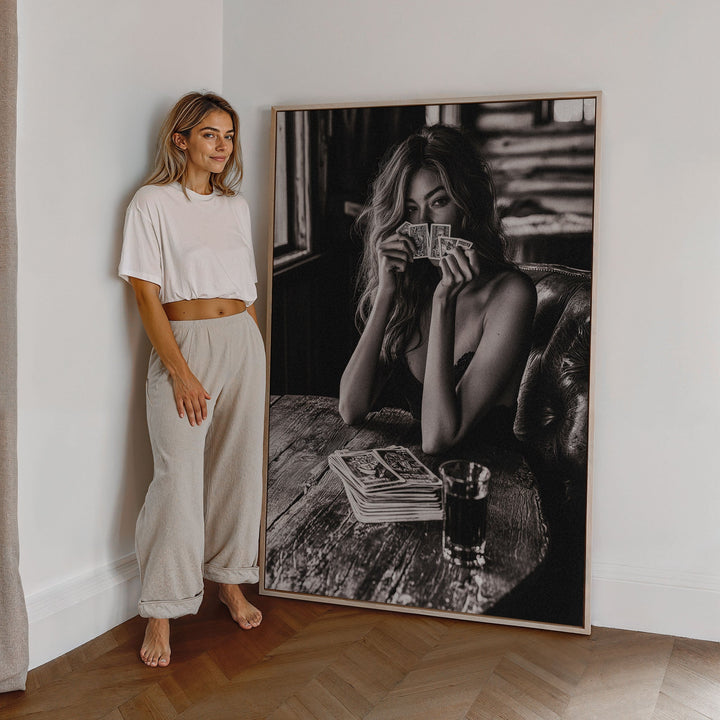 Ace of Her Sleeve by Julian Van Bausch wall - art - picture - poster