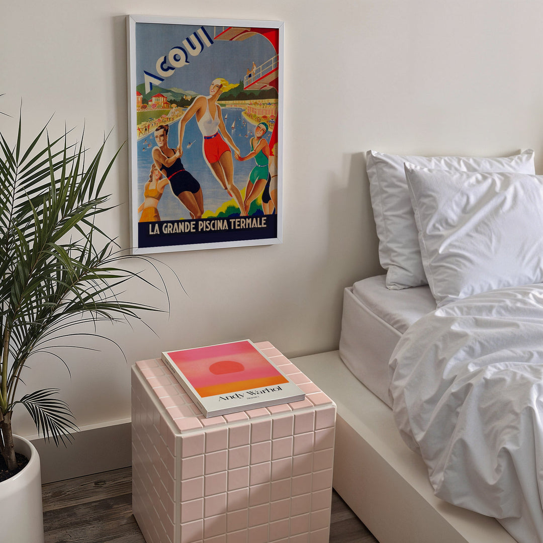 Acqui La Grande Piscina Vintage Wall Art wall - art - picture - poster