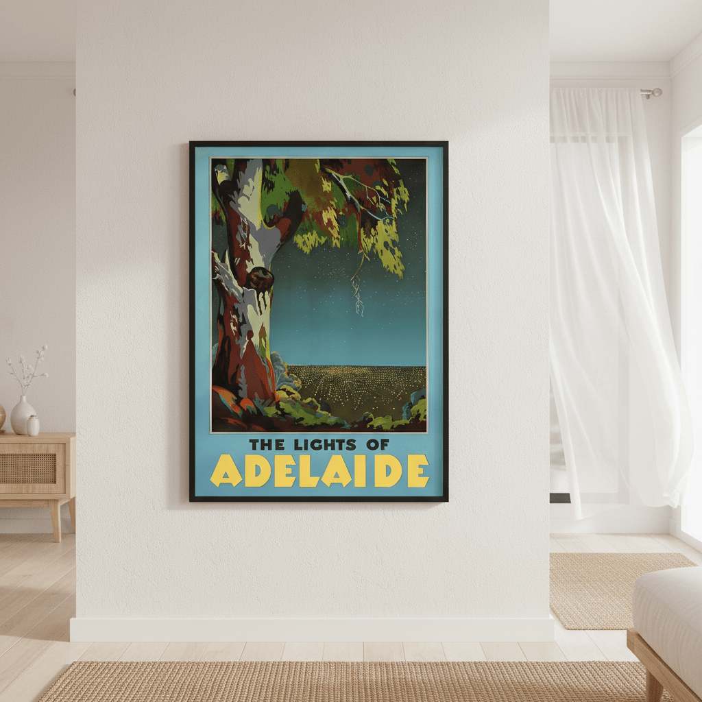Adelaide Lights Wall Art Print wall - art - picture - poster