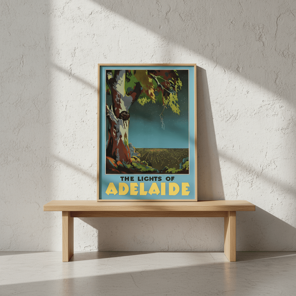 Adelaide Lights Wall Art Print wall - art - picture - poster