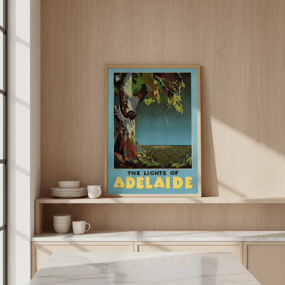 Adelaide Lights Wall Art Print wall - art - picture - poster