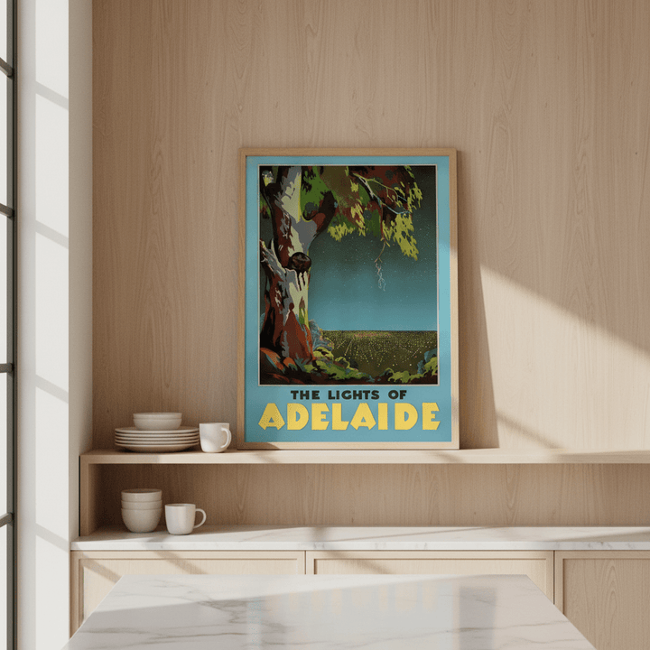 Adelaide Lights Wall Art Print wall - art - picture - poster
