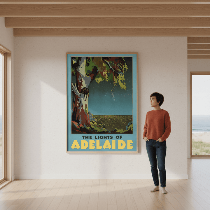 Adelaide Lights Wall Art Print wall - art - picture - poster