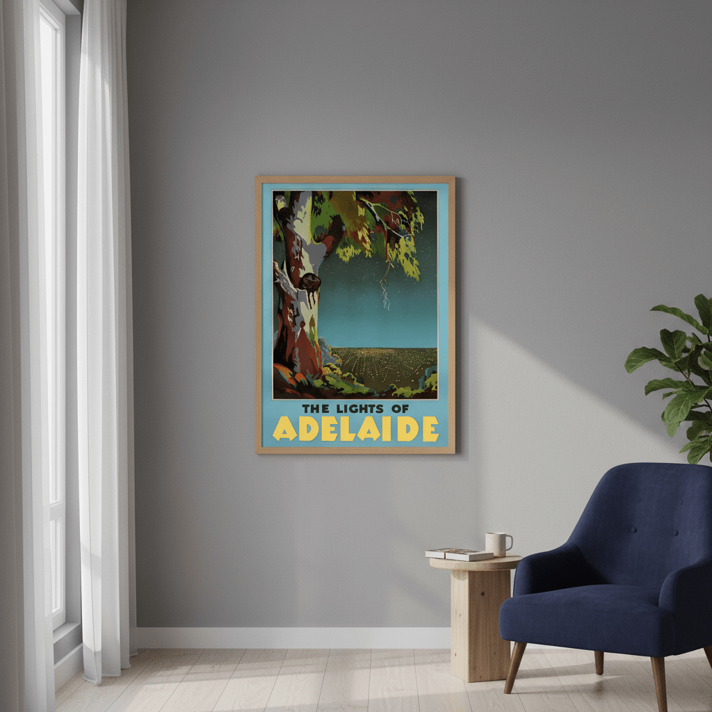 Adelaide Lights Wall Art Print wall - art - picture - poster