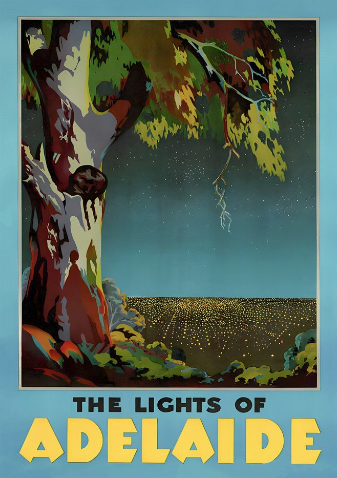Adelaide Lights Wall Art Print
