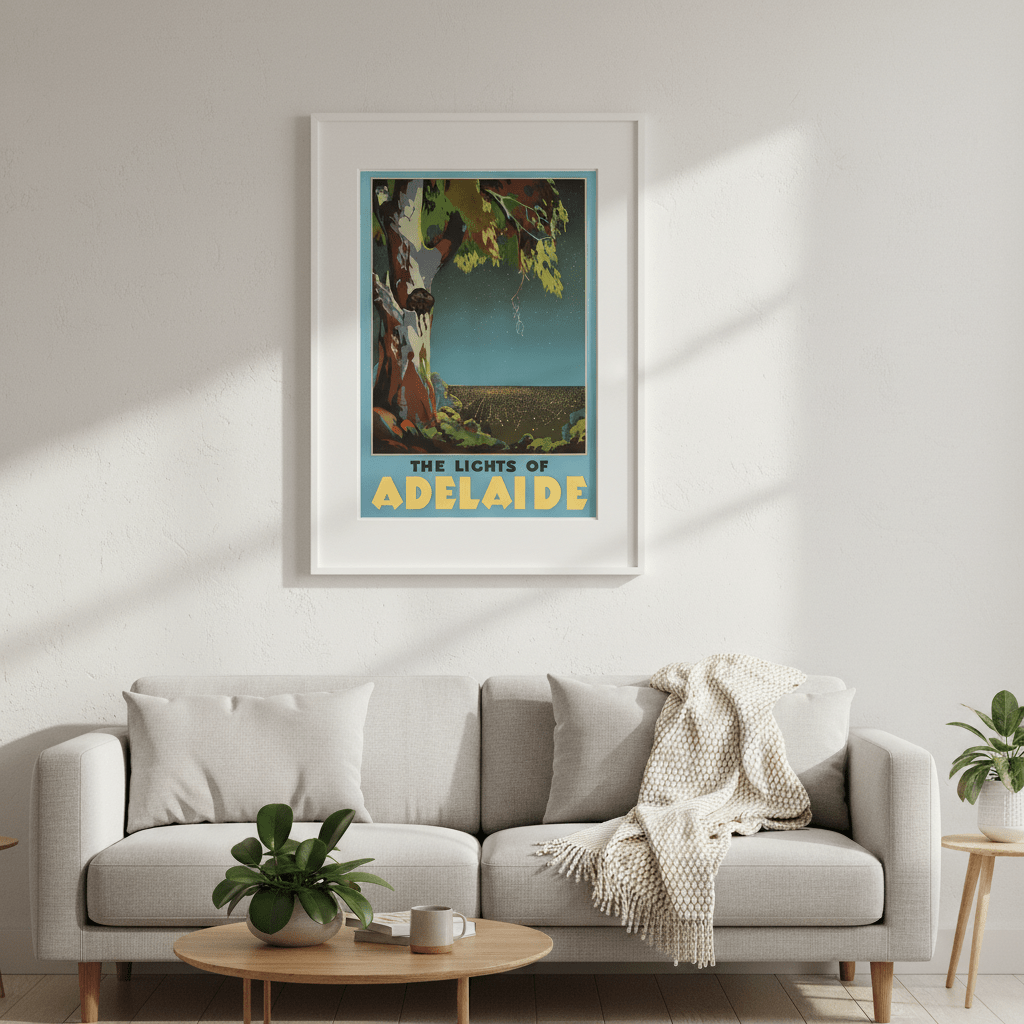 Adelaide Lights Wall Art Print wall - art - picture - poster