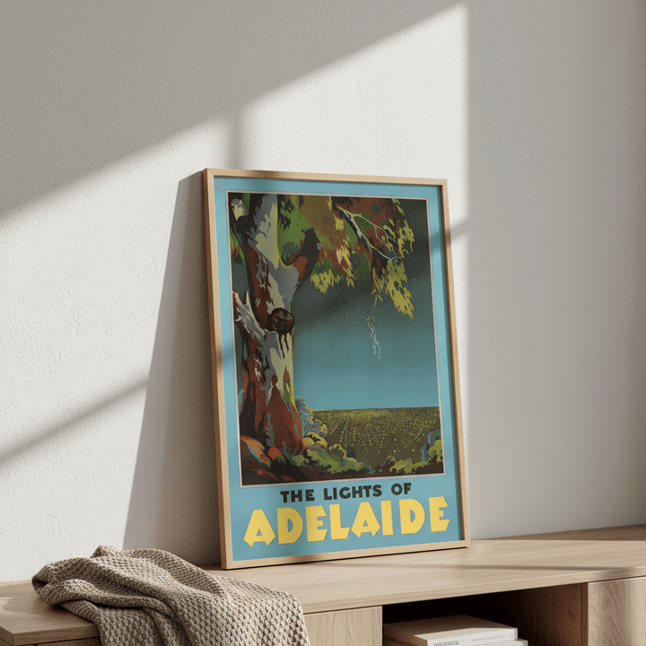 Adelaide Lights Wall Art Print wall - art - picture - poster